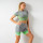 Short-sleeved seamless tight shorts yoga set