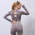 Seamless yoga wear long-sleeved new high-elastic hollow beautiful back