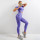 European and American seamless yoga clothing suit knit short-sleeved hip-lifting elastic fitness exercise little yoga clothing