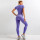 European and American seamless yoga clothing suit knit short-sleeved hip-lifting elastic fitness exercise little yoga clothing