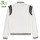 Teddy leather trim Long sleeve plain bomber jacket