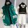 Wholesale Green varsity jacket printing chaqueta de universidad baseball jacket
