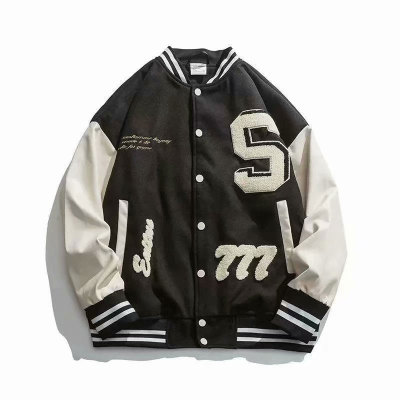 Wholesale Green varsity jacket printing chaqueta de universidad baseball jacket