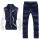 Wholesale Full Zip Jogging Plain Custom Tracksuit Set For Men