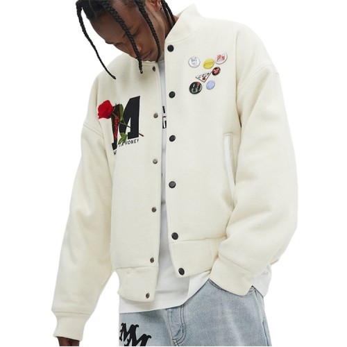 customized varsity jacket custom letterman mens wholesale make your own bomber coat Manufacturer Supplier In China