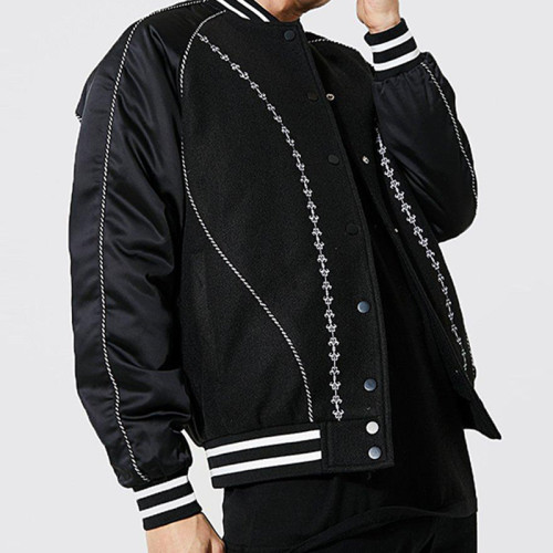 Custom 2022 High Quality Silk Bomber Jackets Supplier