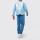 Factory Custom Trendy Denim Mens Skull Applique Regular Denim Jacket