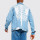 Factory Custom Trendy Denim Mens Skull Applique Regular Denim Jacket