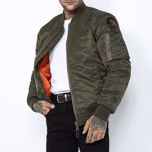 custom bomber jacket wholesale personalised factory wholesale flight coat men manufacturer supplier