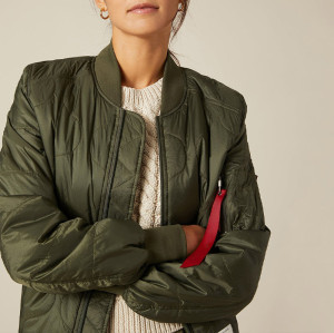 custom bomber jacket personalized women supplie supplier flight oem factory manufacturer