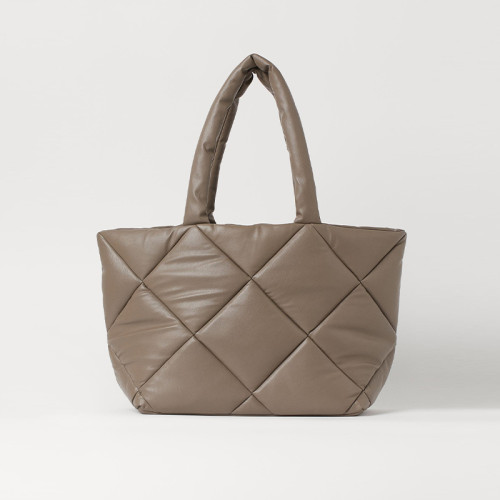 custom puffer bag quilted tote handbag personalized crossbody women wholesale padded puff down supplier factory