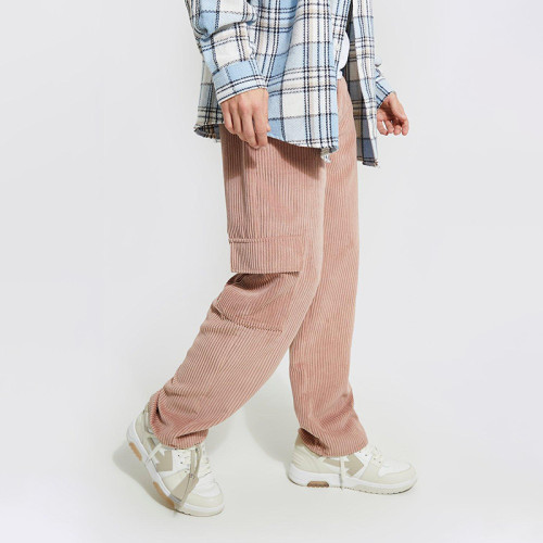 2022 custom cotton men's cargo pant  multi pockets full length Cargo Trouser