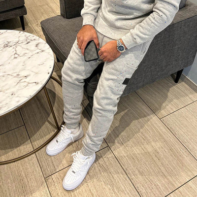 cargo pants supplier customized wholesale streetwear mens paint jogger trousers