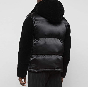 custom down jacket personalised puffer bubble winter supplier coat manufacturers