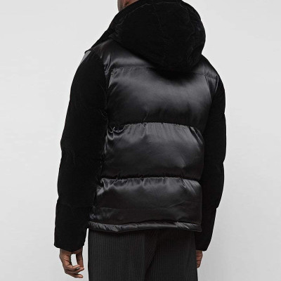 custom down jacket personalised puffer bubble winter supplier coat manufacturers