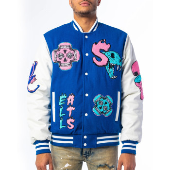 varsity jacket wholesale supplier manufacturers bomber custom letterman embroider men coat