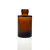 1 oz Amber Glass dropper bottles | Eye Cylinder Glass Bottles with White Smooth Dropper for Serum, Essential Oil,