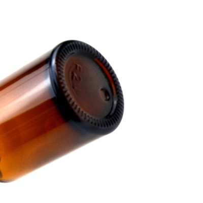 Wholesale Amber Essential Oil Glass Dropper Bottles 1 oz with Black Smooth Dropper