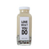 Glass Juice Bottles | Square Glass Beverage Bottles with Lids for Kombucha, Tea, Milk, Juice