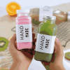 Glass Juice Bottles | Square Glass Beverage Bottles with Lids for Kombucha, Tea, Milk