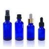 Blue Glass Bottles | Glass Essential Oil Bottles wiht Lids for Essential Oil, Cosmetic, Perfume, Tincture, Aromatherapy