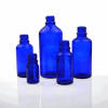 Blue Glass Bottles | Glass Essential Oil Bottles wiht Lids for Essential Oil, Cosmetic, Perfume, Tincture, Aromatherapy