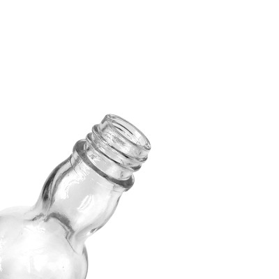 Glass Mini Liquor Bottles | Glass Alcohol Spirit Bottles with Aluminum Lids for Liquor Vodka Whisky Wine