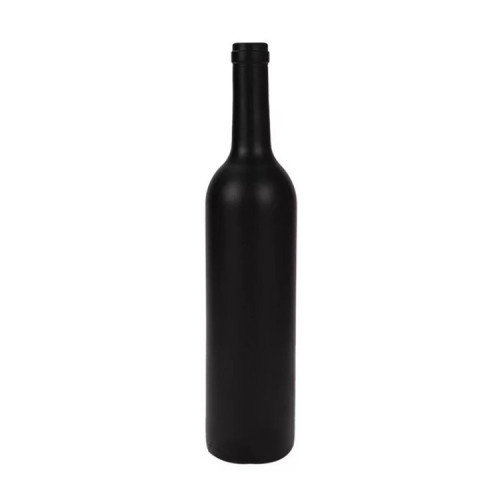 Glass Wine Bottles 750 ml | Matte Black Glass Wine Bottles Also for Liquor, Champagne, Limoncello