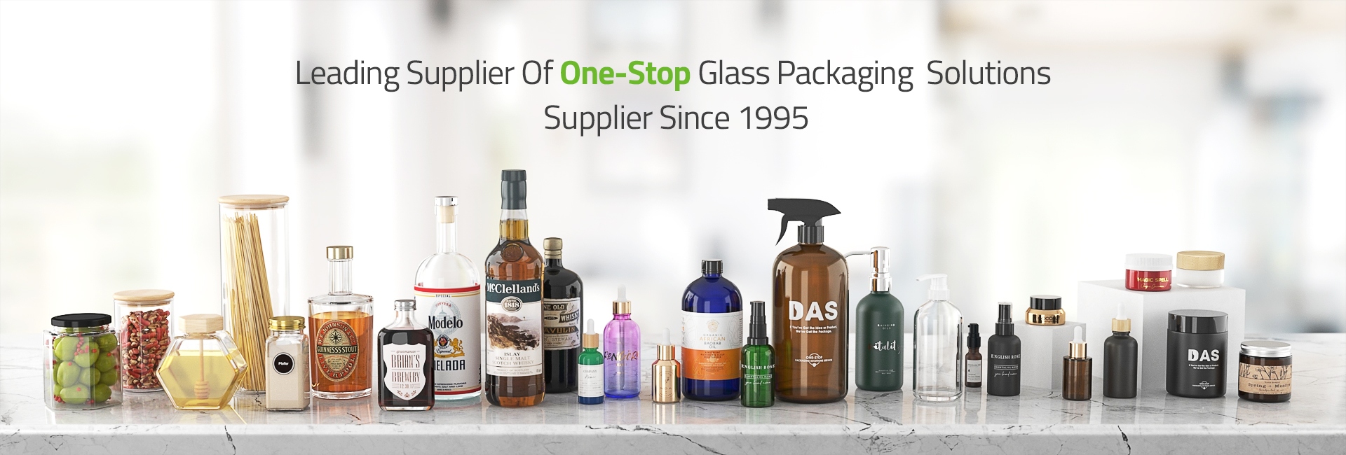 custom glass containers manufacturer
