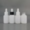 Wholesale 1 oz Glass Dropper Bottles | Matte White Essential Oil Beard Oil Bottles with Dropper