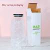 Wholesale Natural Black Bamboo Clear Glass Bottle with Spout | Borosilicate Glass Bottles for Washing Liquids Vineagr Softener Cleaning Water Carafe