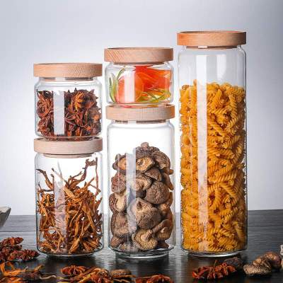Wholesale Borosilicate Glass Canister Food Storage Jars for Pantry, Kitchen, Pasta, Spice, Nuts