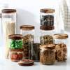 Wholesale Wide Mouth Borosilicate Glass Storage Jars | Pantry Kitchen Food Canisters Containers for Pasta Cookie