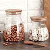 Wholesale Borosilicate Glass food Storage Jars | Canisters Containers with Bamboo Lid  for Food Packaging