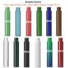 Wholesale Red Sealed Glass Vials with Ribbed Screw Caps| Borosilicate Glass Cigarette Doob Pre Roll Packaging Tubes with Lables