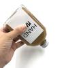 Wholesale Flat Flask Glass Juice Bottles with Aluminum Cap | Clear Glass Beverage Bottles for Lemon Tea