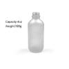 Custom Frosted Boston Round Glass Bottles 4 oz with Black Ribbed Dropper Lids | Glass Cosmetic Bottles
