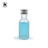 Mini bouteilles d'alcool en verre personnalisées | Bouteilles d'alcool miniatures en verre dépoli en vrac 30 ml avec couvercles à vis