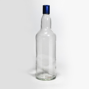 Custom Glass Liquor Alcohol Bottles 1000ml | Fancy Whiskey Bottles for Spirit, Rum, Vodka