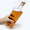 Bouteilles de spiritueux de liqueur en verre de silex personnalisées 750 ml Las Vegas Bar Top à vendre