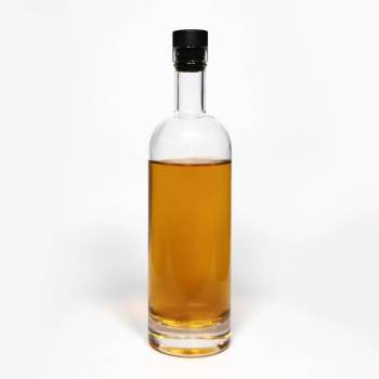 Custom Glass Spirit Bottles 500ml | Glass Liquor Whisky Bottles with Bar Top Corks
