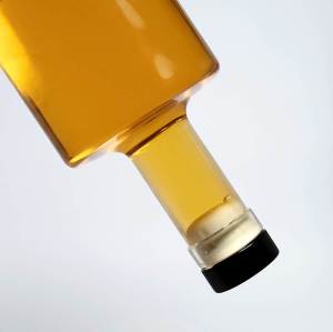 Bouteilles de spiritueux en verre personnalisées | Meilleures bouteilles d'alcool en verre transparent en gros pour la vodka, le whisky et le rhum
