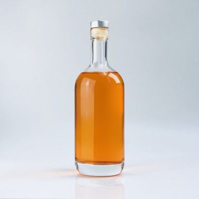 Botellas de Licor de Cristal Personalizadas 700 ml | Botellas de licor de whisky lunar con tapones de corcho sintéticos