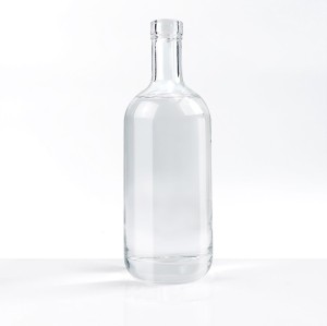 Bouteilles d'alcool en verre personnalisées 700 ml | Lunar Whiskey Spirit Bouteilles avec bouchons synthétiques Bar Top