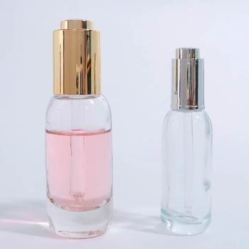 Wholesale Empty Glass Dropper Bottles 15ml 30ml 1 oz with Push Botton Dropper