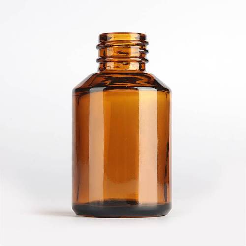 Flacons compte-gouttes en verre ambré personnalisés de 30 ml en vrac | Bouteilles d'huile essentielle de sérum d'épaule inclinée