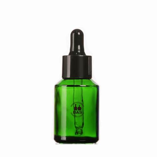 1 oz Green Glass Dropper Bottles Wholesale | Custom Skincare Serum Bottles with Dropper