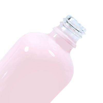 Custom Euro Essential Oil Glass Dropper Bottles | Round Gradient Pink Skincare Serum Bottles