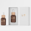 Frascos cuentagotas de vidrio ámbar personalizados de 30 ml a granel | Botellas de aceite esencial de suero de hombro inclinado