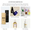 Frascos cuentagotas de vidrio ámbar personalizados de 30 ml a granel | Botellas de aceite esencial de suero de hombro inclinado